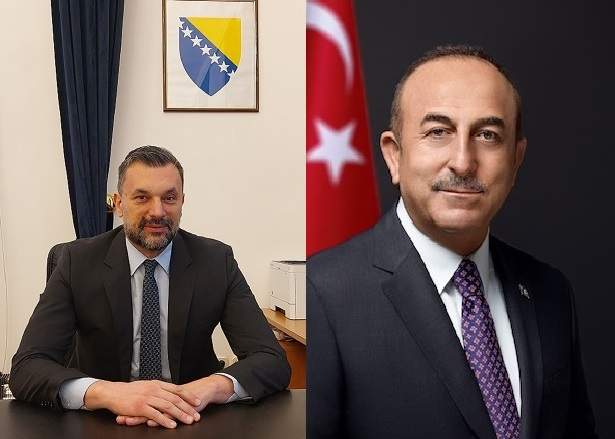 123 ministar Konakovic.jpg - Ministar vanjskih poslova BiH Elmedin Konaković sastao se s ambasadorom Države Palestine Rezeqom Namoorom